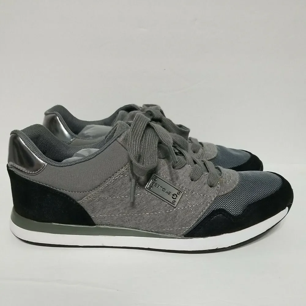 G by Guess Jeryl2 Fashion Sneakers Light Gray, Size 9 US Women's Lace up